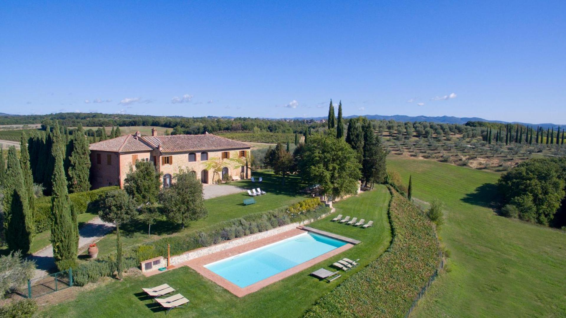 Villa Santa Virginia Siena Exterior foto